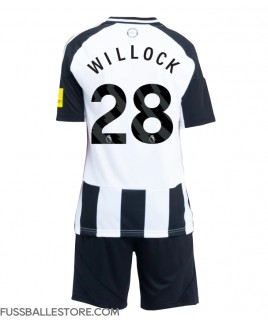 Günstige Newcastle United Joe Willock #28 Heimtrikotsatz Kinder 2024-25 Kurzarm (+ Kurze Hosen)